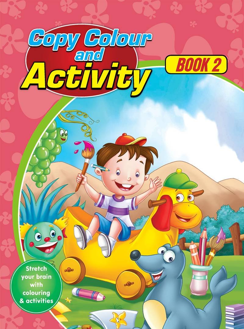 copy colour and activity book 2